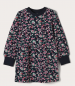 Preview: S.Oliver - Sweatkleid dunkelblau Blumen